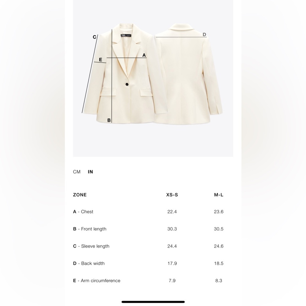 ZARA BLOGGERS FAV BELTED OVERSIZED BLAZER - Picture 5 of 5